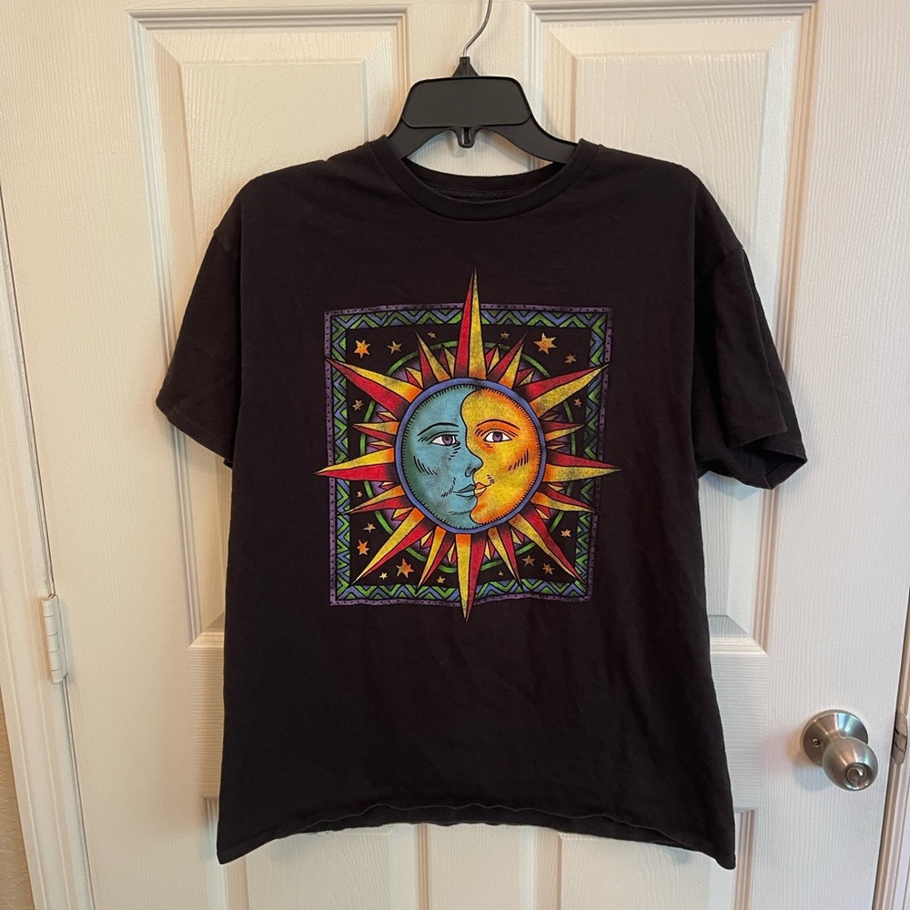 Sun and moon t shirt